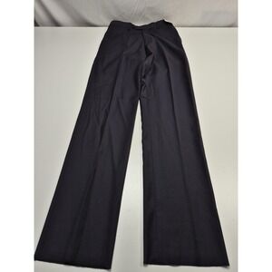 Prontomoda Europa Dress Pants Mens 30x35 Navy Super 140s Wool Lined NWT